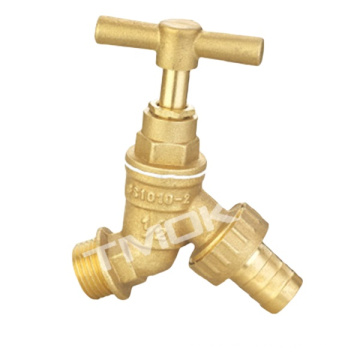 TMOK New 1/2" Brass Bib Tap Outside Garden Water Butt Hose bibcock